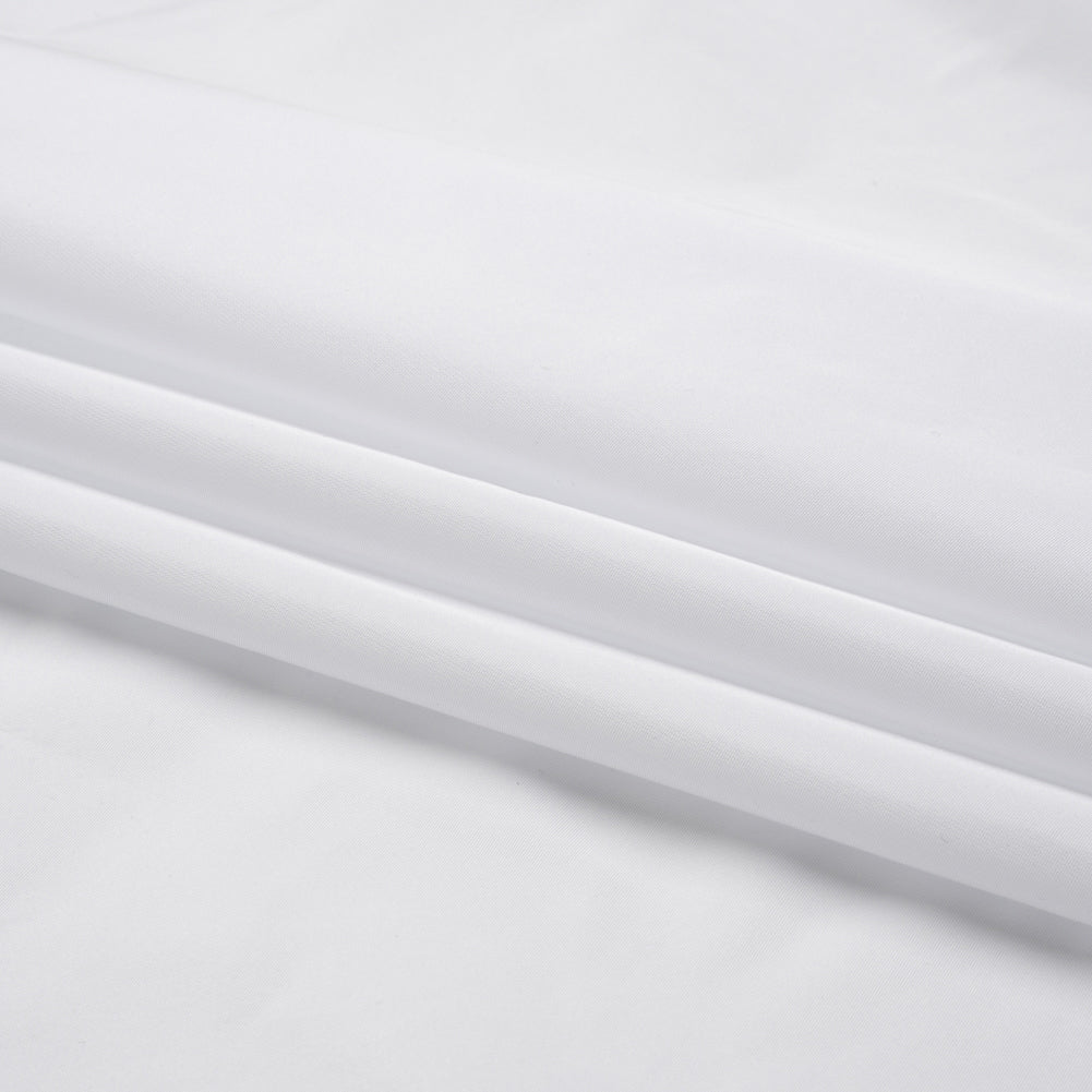 Polyester Taffeta Made in Italy - Snow White - Premium Collection Folded