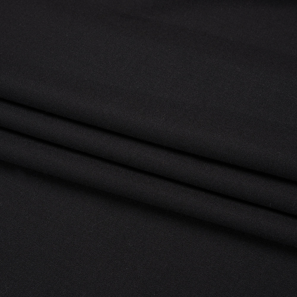 Single Wool Crepe - Black - Premium Collection