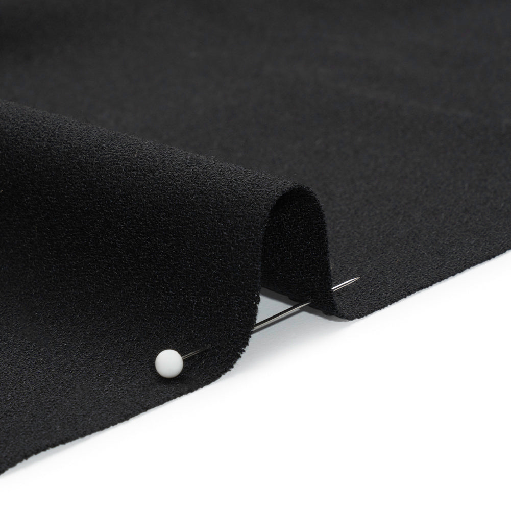 Single Wool Crepe - Black - Premium Collection