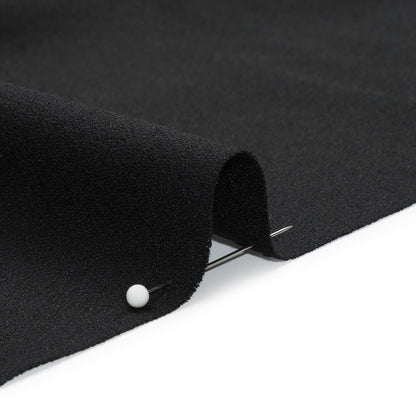 Single Wool Crepe - Black - Premium Collection