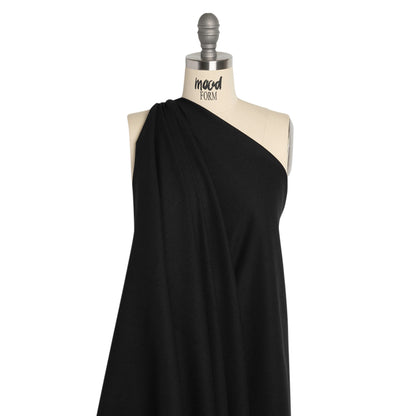 Single Wool Crepe - Black - Premium Collection
