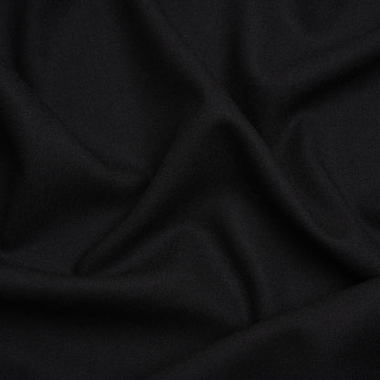 Single Wool Crepe - Black - Premium Collection
