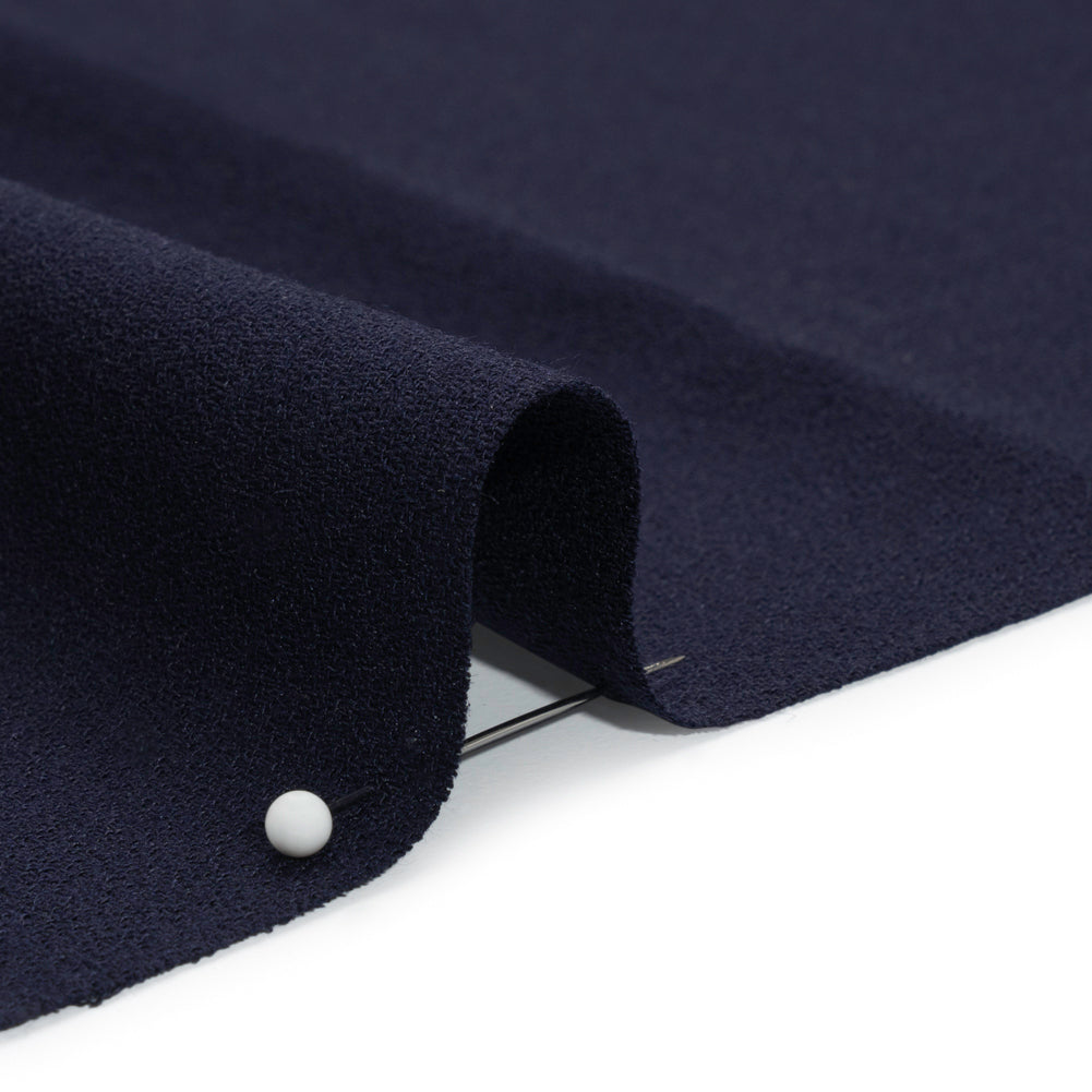 Single Wool Crepe - Navy - Premium Collection