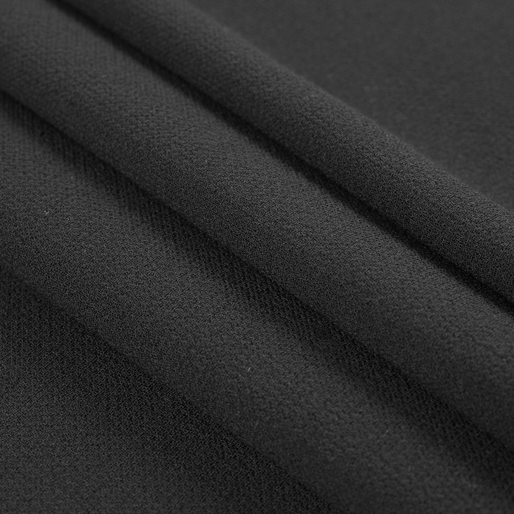 Double Wool Crepe - Black - Premium Collection