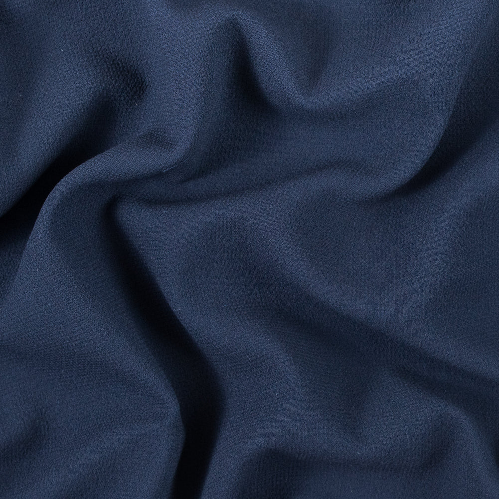 Double Wool Crepe - Navy - Premium Collection