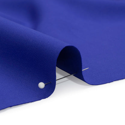Stretch Recycled Polyester 4-Ply Crepe - Blue - Premium Collection
