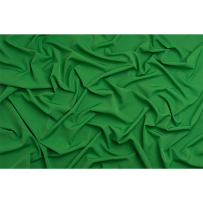 Stretch Recycled Polyester 4-Ply Crepe - Green - Premium Collection