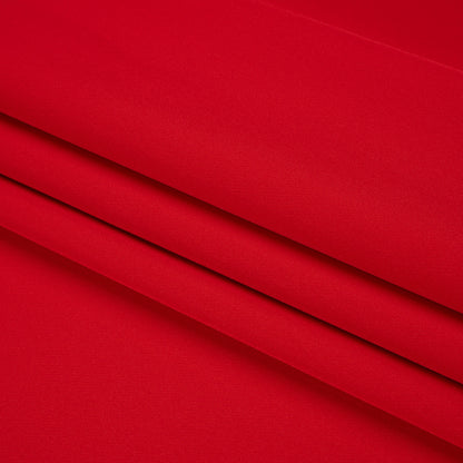 Stretch Recycled Polyester 4-Ply Crepe - Light Red - Premium Collection Folded