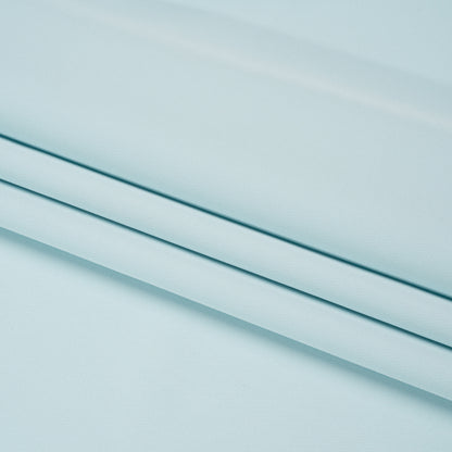 Stretch Recycled Polyester 4-Ply Crepe - Sky Blue - Premium Collection Folded