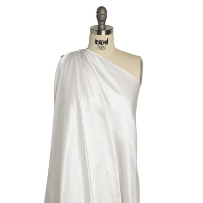 Silk Duchesse Satin - Whisper White - Premium Collection