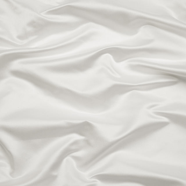 Silk Duchesse Satin - Whisper White - Premium Collection