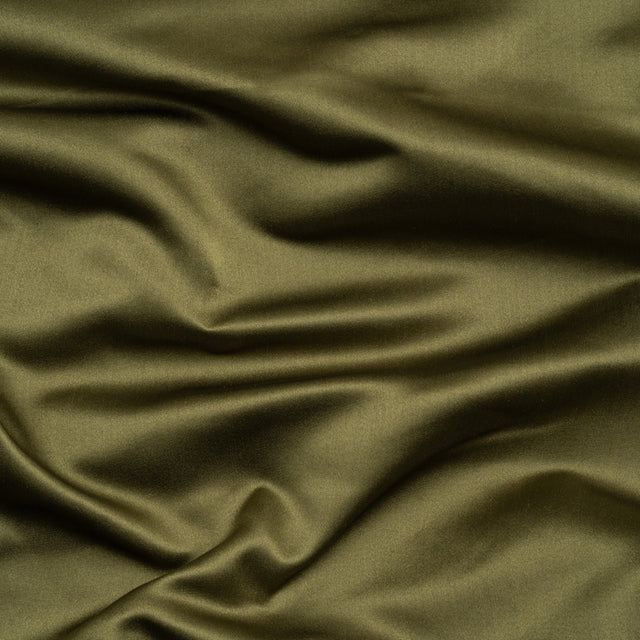 Silk Duchesse Satin - Moss - Premium Collection