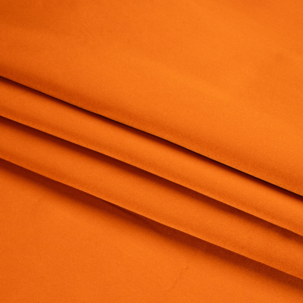Silk Duchesse Satin - Burnt Orange - Premium Collection