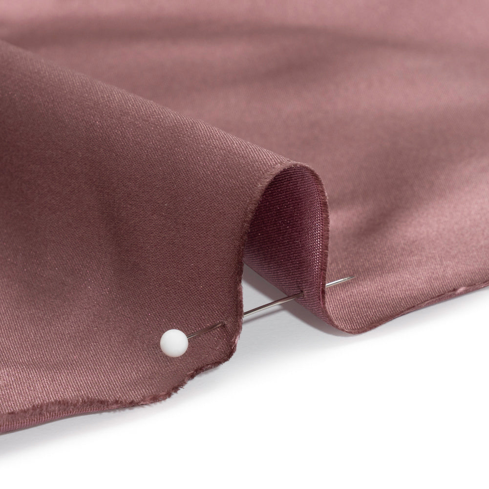 Silk Duchesse Satin - Victorian Mauve - Premium Collection - Detail