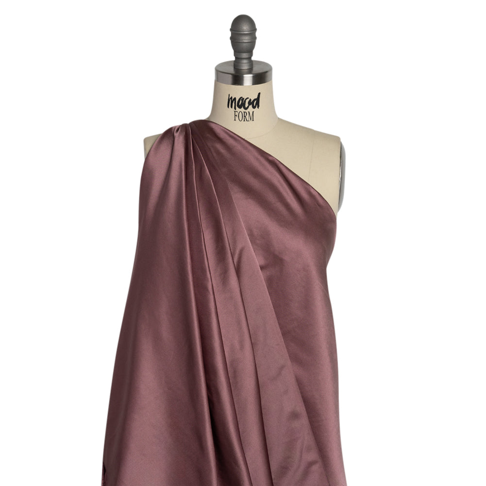 Silk Duchesse Satin - Victorian Mauve - Premium Collection - Drape