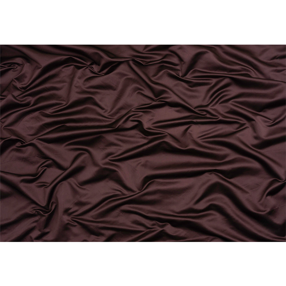 Silk Duchesse Satin - Dark Aubergine - Premium Collection