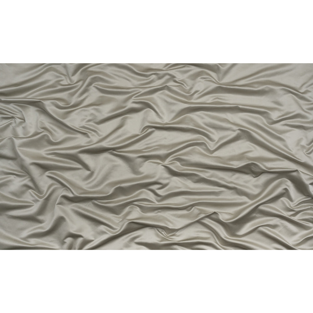 Silk Duchesse Satin - Soft Silver - Premium Collection