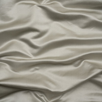 Silk Duchesse Satin - Soft Silver - Premium Collection