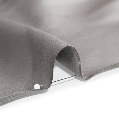 Silk Duchesse Satin - Heather Gray - Premium Collection