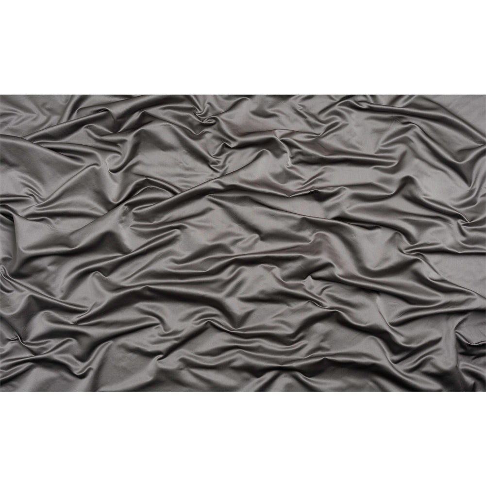 Silk Duchesse Satin - Heather Gray - Premium Collection