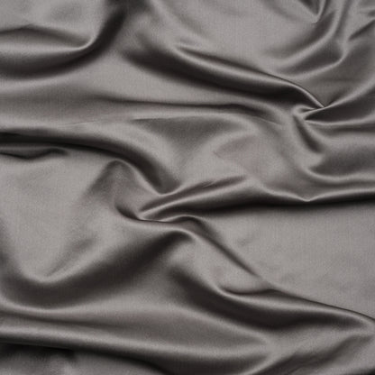 Silk Duchesse Satin - Heather Gray - Premium Collection