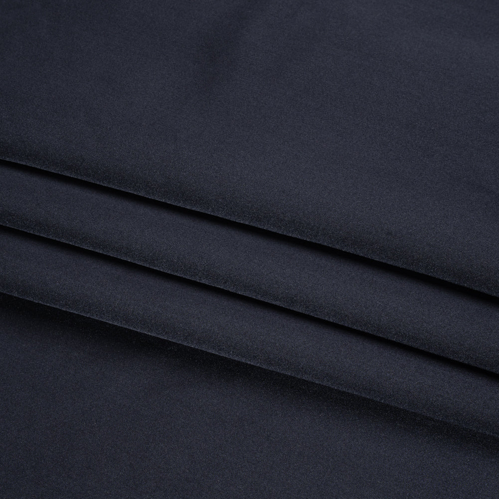 Silk Duchesse Satin - Midnight Navy - Premium Collection