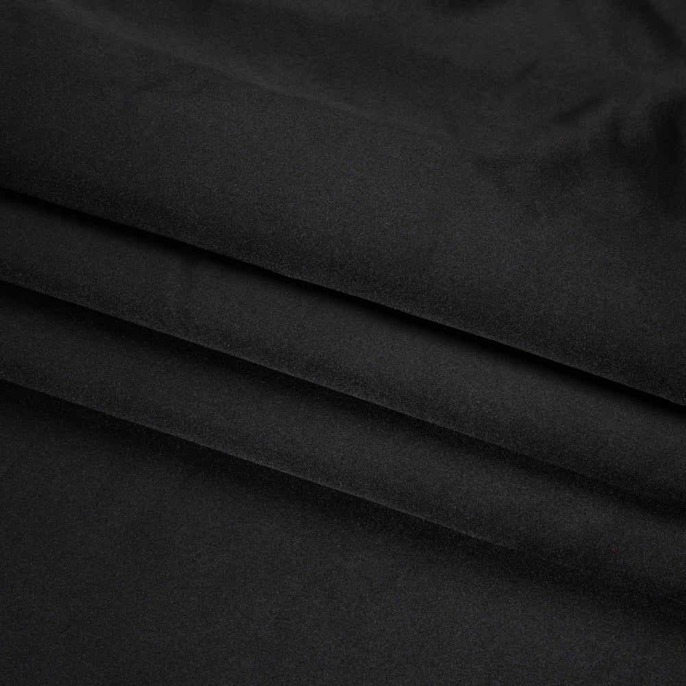 Silk Duchesse Satin - Black - Premium Collection