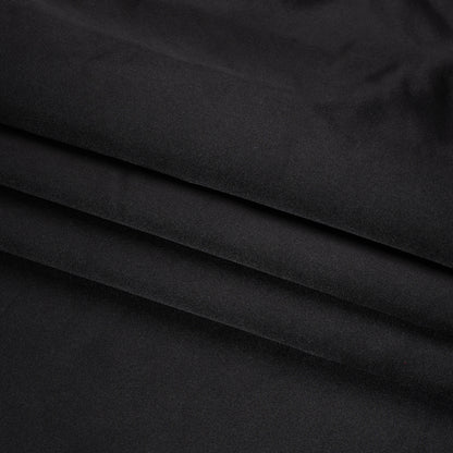 Silk Duchesse Satin - Black - Premium Collection