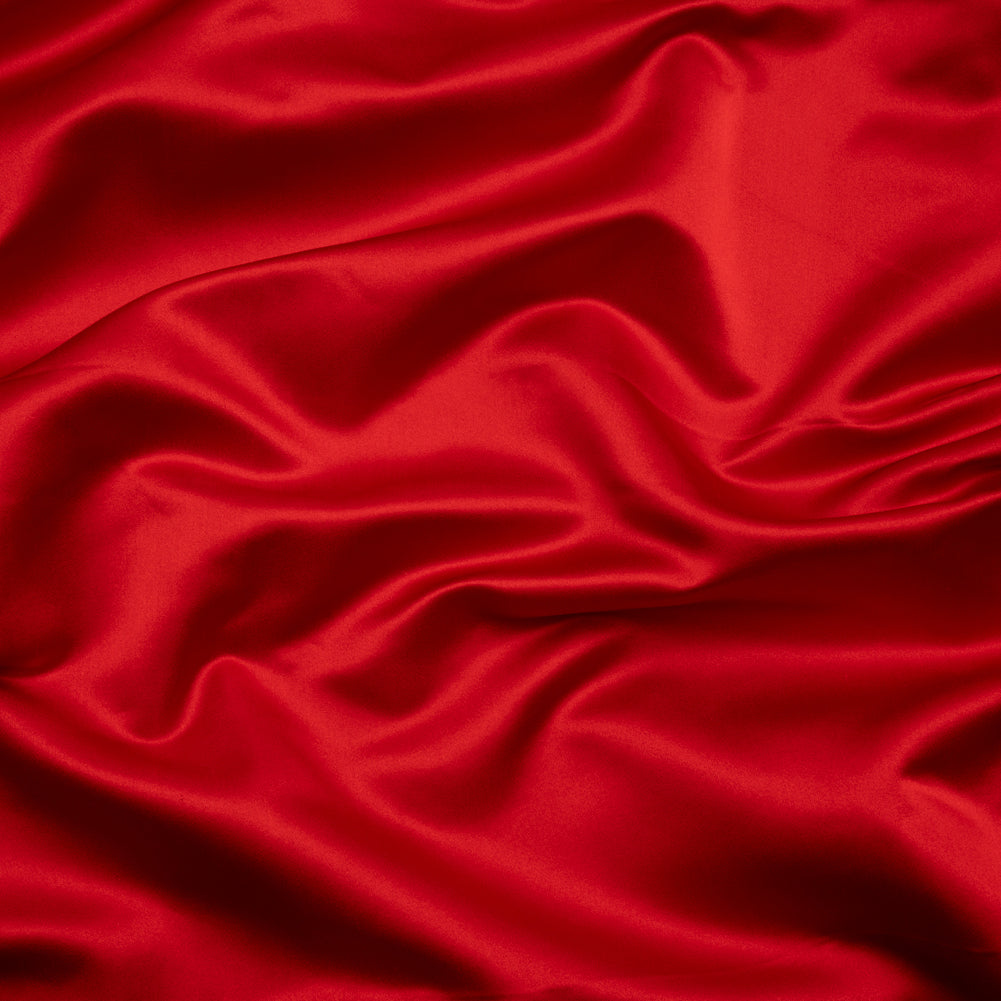 Silk Duchesse Satin - Red - Premium Collection