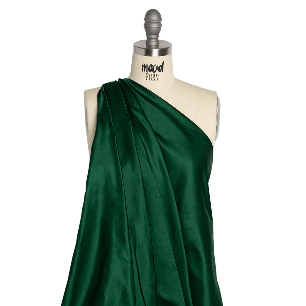 Silk Duchesse Satin - Hunter Green - Premium Collection