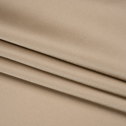 Stretch Satin Made in Italy - Taupe with Pumice Stone Backing - Premium Collection