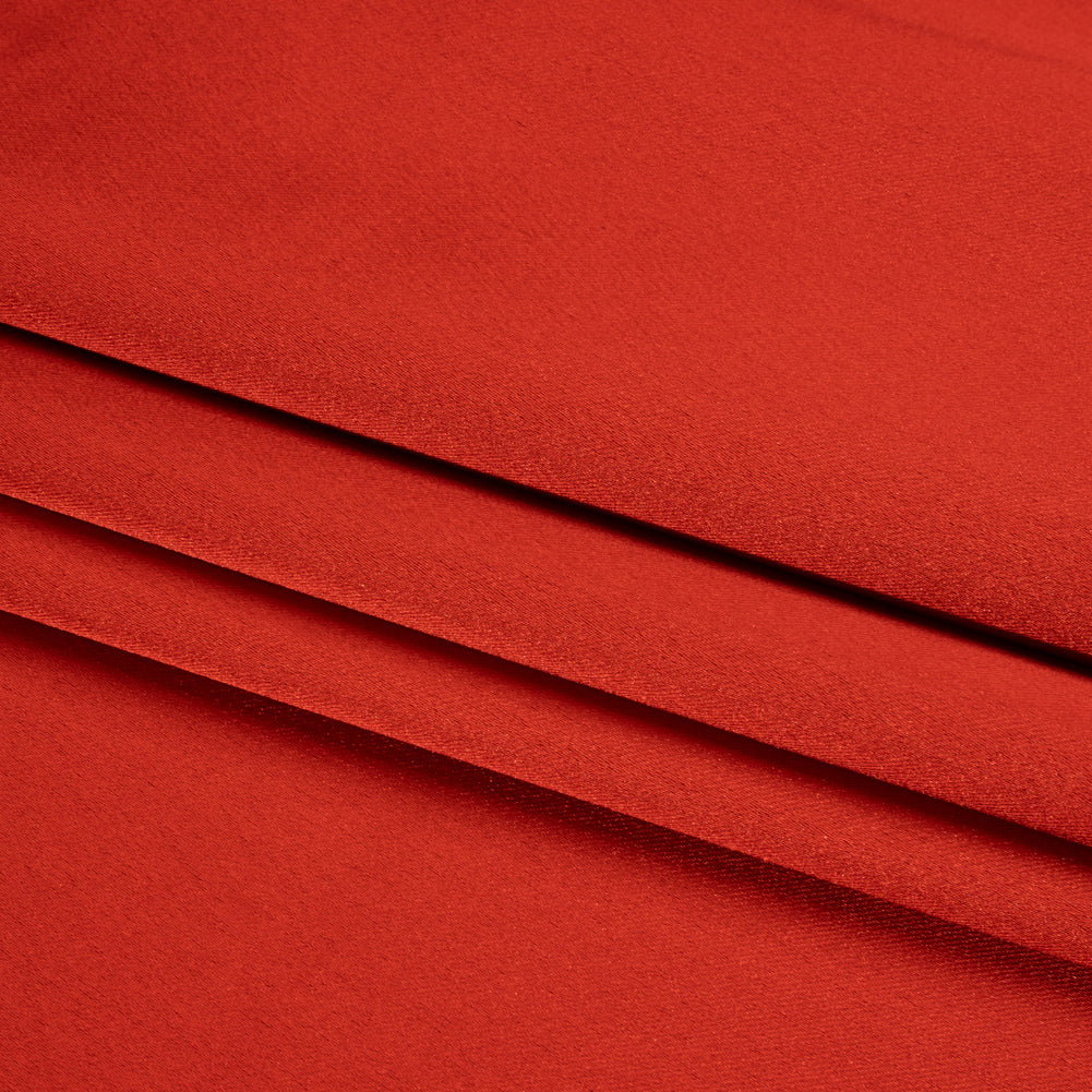 Stretch Satin Made in Italy - Ladybug with Black Backing - Premium Collection