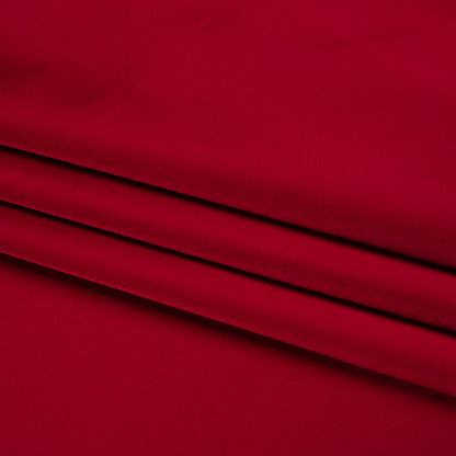 Stretch Satin Made in Italy - Chili Pepper with Black Backing - Premium Collection