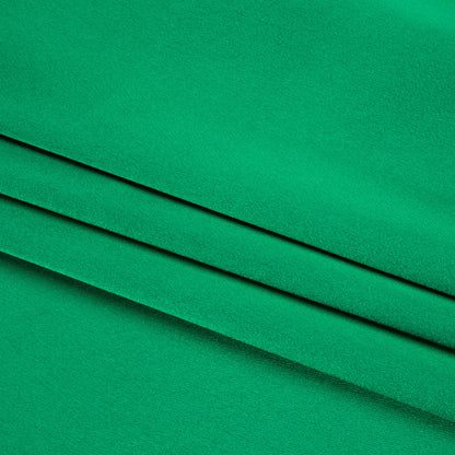 Stretch Satin Made in Italy - Kelly Green with Black Backing - Premium Collection