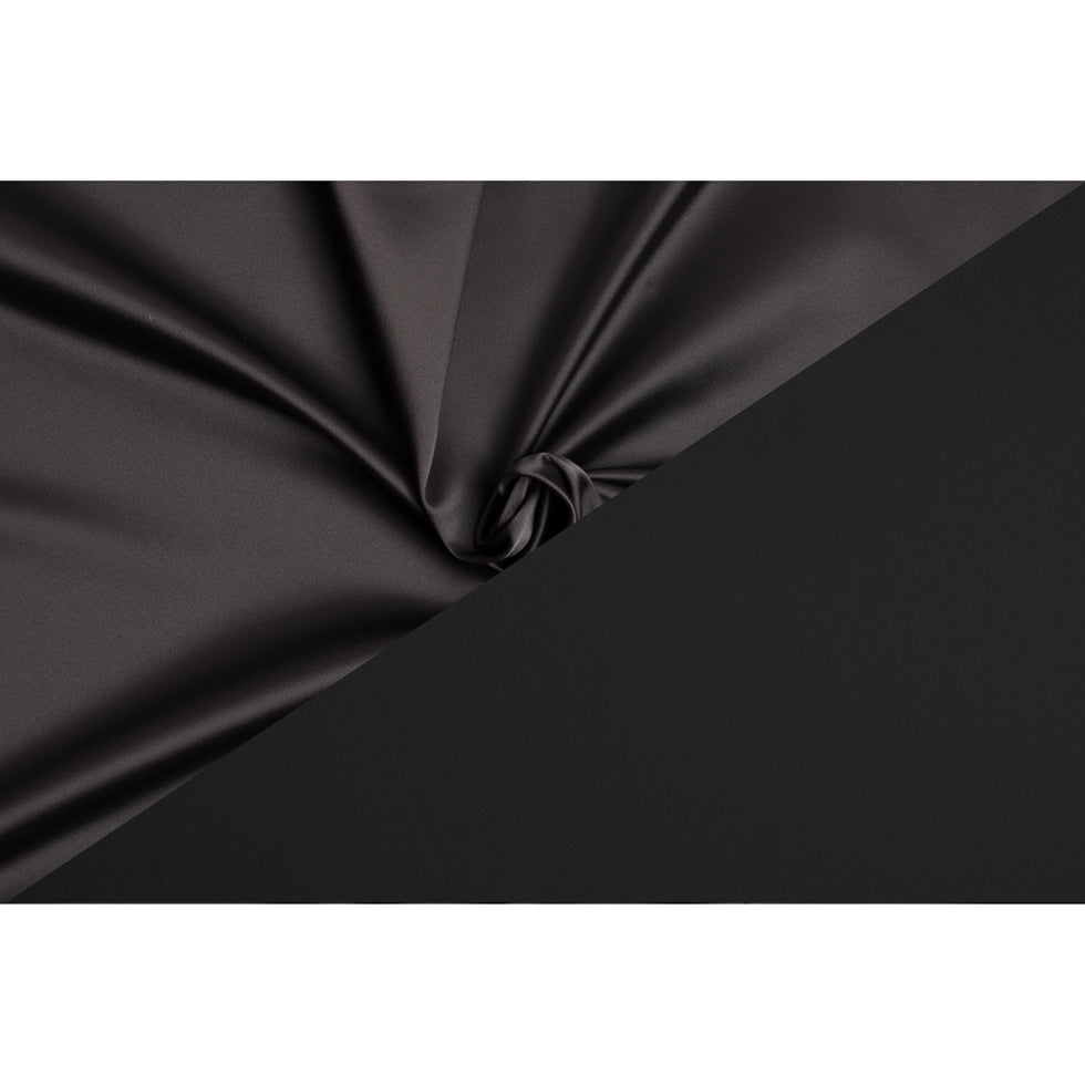 Stretch Satin Made in Italy - Black - Premium Collection
