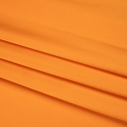 Stretch Satin Made in Italy - Orange with Peach Backing - Premium Collection