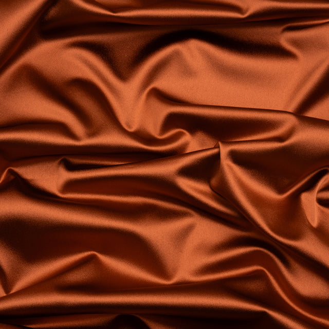 Stretch Satin Made in Italy - Sienna with Black Backing - Premium Collection