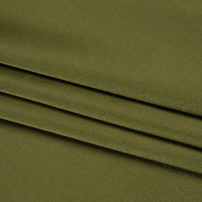 Stretch Satin Made in Italy - Olive with Black Backing - Premium Collection