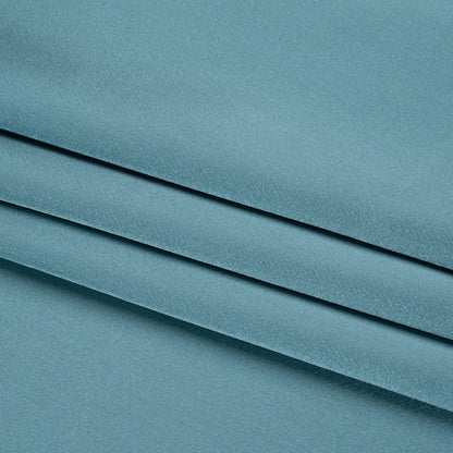 Stretch Satin Made in Italy - Country Blue with White Backing - Premium Collection