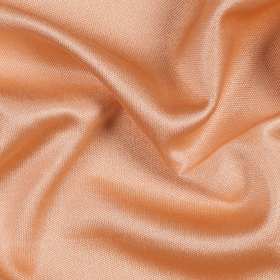 Peach Silk Knit Jersey Detail
