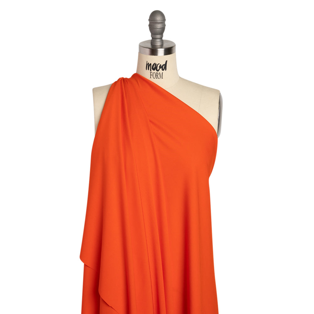 Rayon Matte Jersey - Orange - Premium Collection - Drape