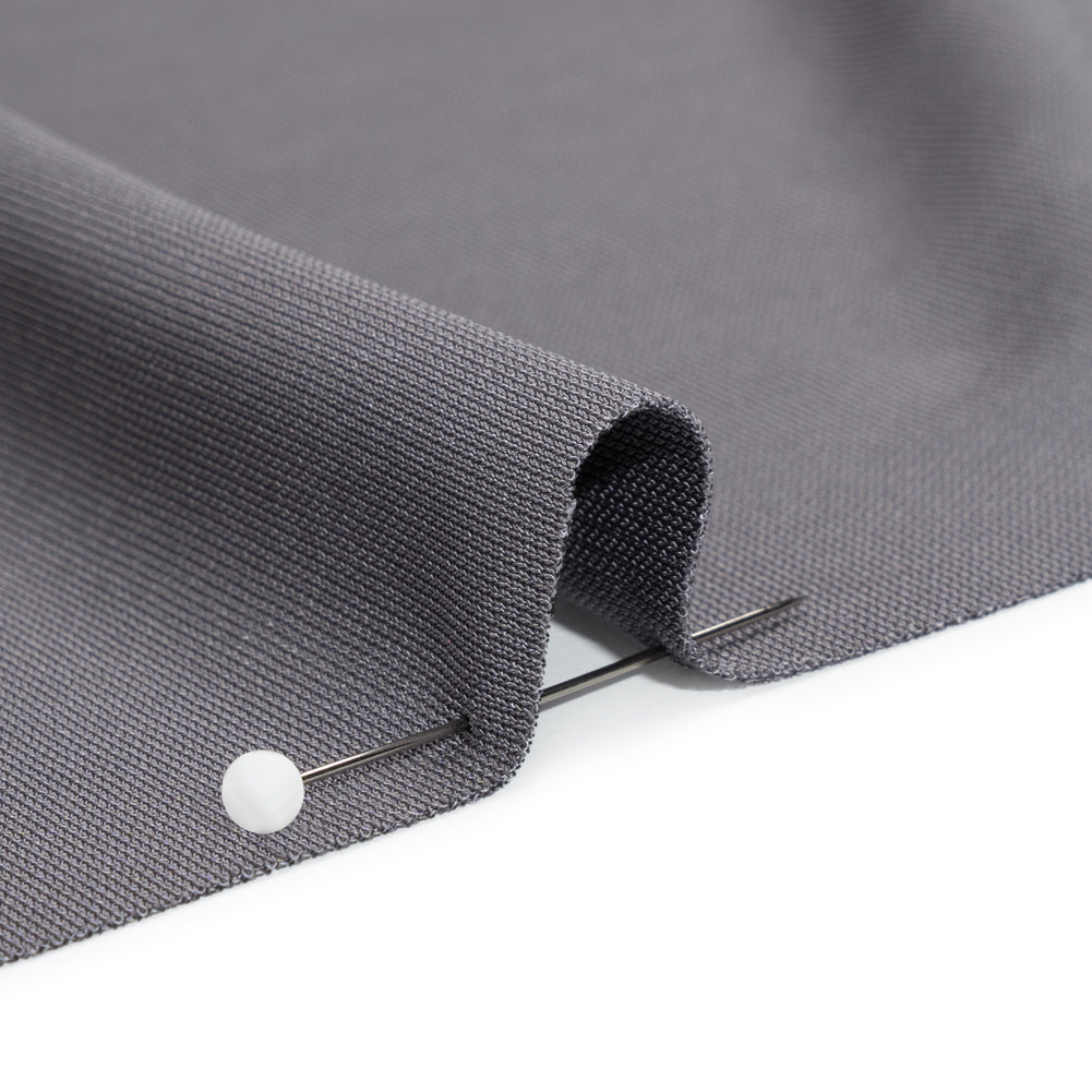 Rayon Matte Jersey - Gray - Premium Collection - Detail