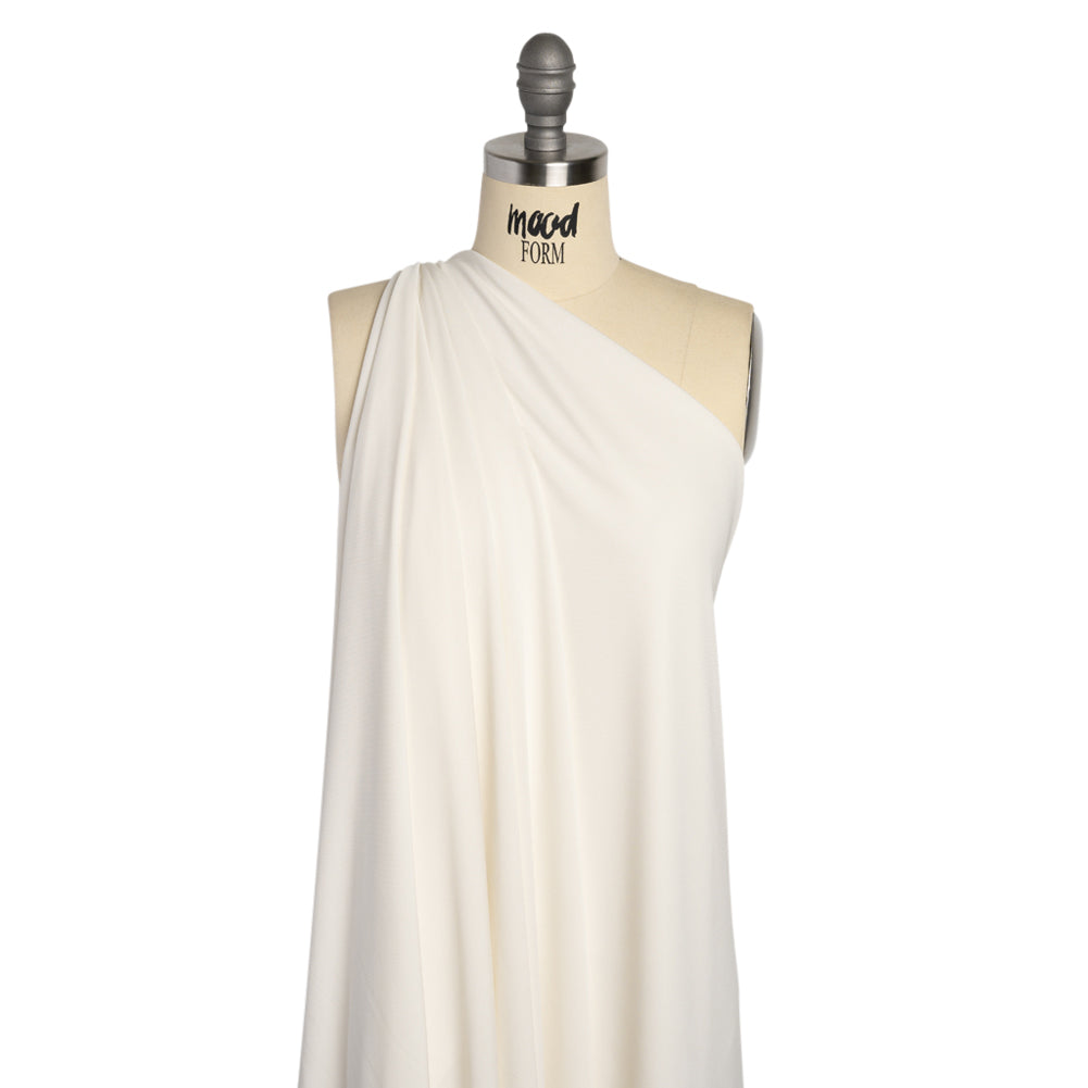 Rayon Matte Jersey - Off-White - Premium Collection