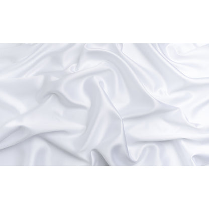 Polyester and Silk Mikado Pique Made in Italy - Snow White - Premium Collection