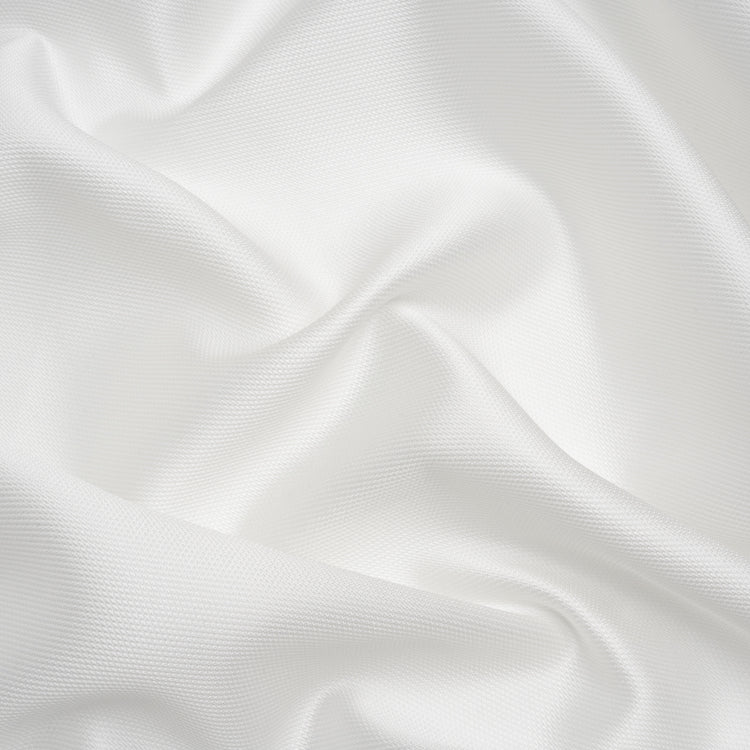 template--25130090922057__main-Polyester and Silk Mikado Pique Made in Italy - White Alyssum - Premium Collection