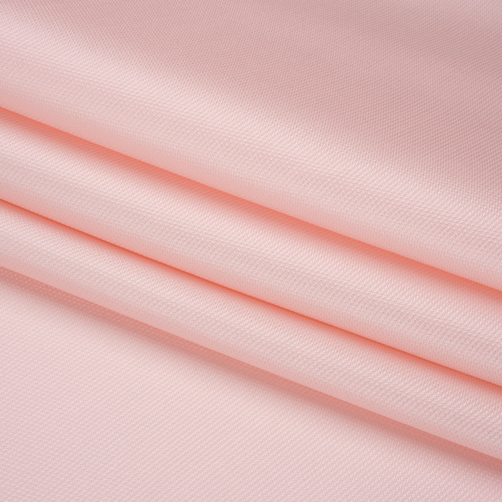 Polyester and Silk Mikado Pique Made in Italy - Rose Shadow - Premium Collection - Folded