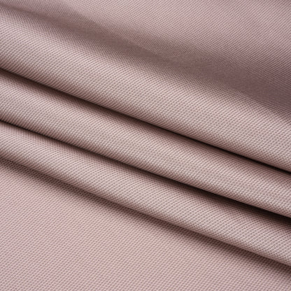 Polyester and Silk Mikado Pique Made in Italy - Deauville Mauve - Premium Collection