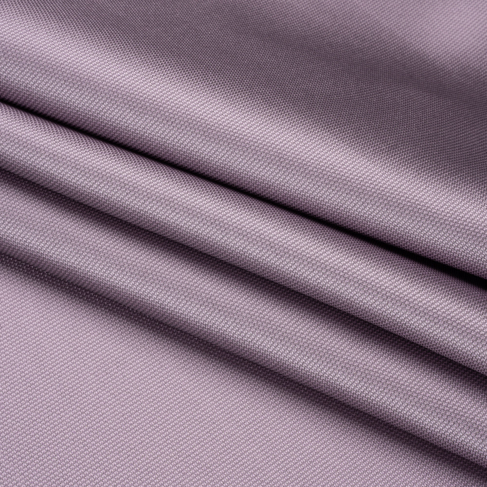 Polyester and Silk Mikado Pique Made in Italy - Iris - Premium Collection - Folded