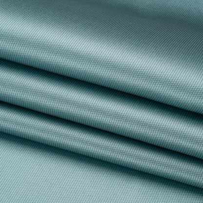 Polyester and Silk Mikado Pique Made in Italy - Cameo Blue - Premium Collection