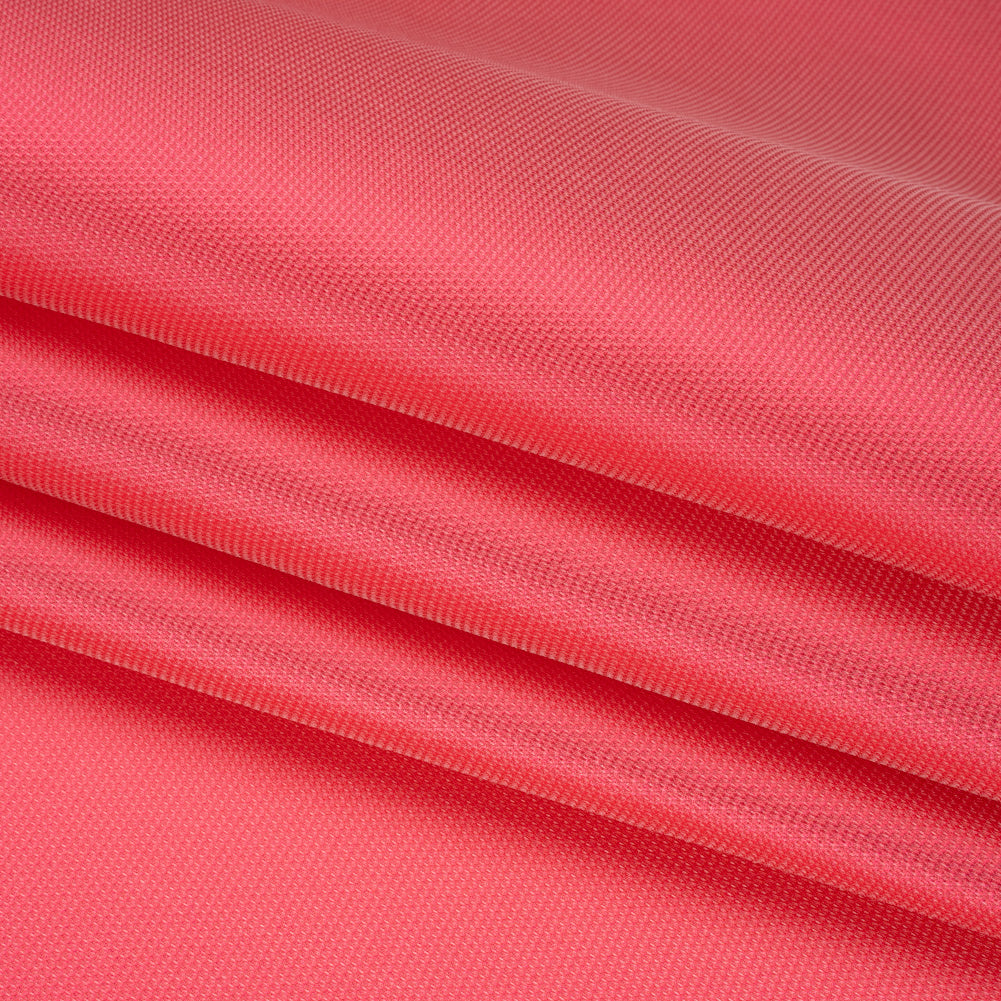 Polyester and Silk Mikado Pique Made in Italy - Honeysuckle - Premium Collection - Folded
